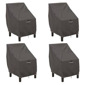 Ravenna Dark Taupe Standard Patio Chair Cover (4-Pack)