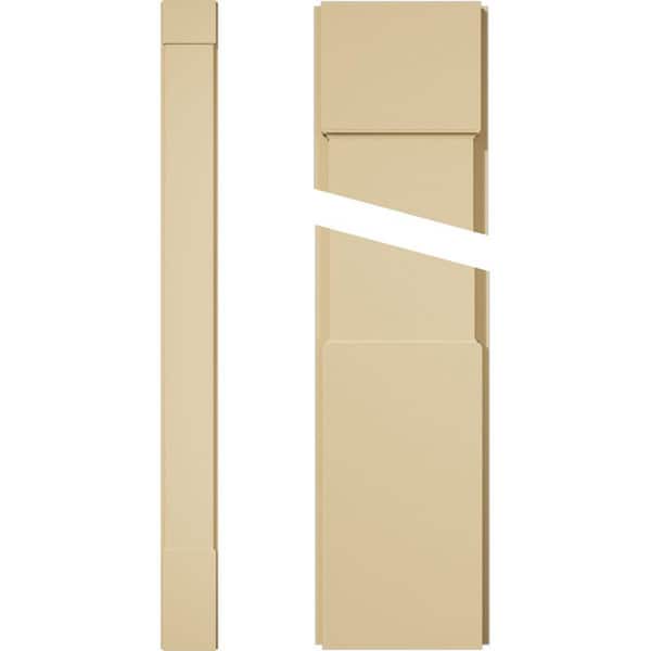 Ekena Millwork 2 in. D x 9 in. W x 102 in. L Primed Polyurethane Pilaster 1- Pack