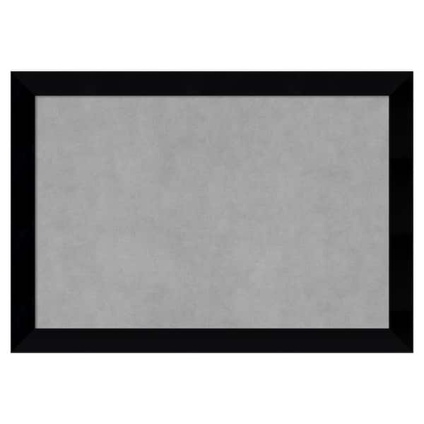 Amanti Art Black Museum 27 in. x 19 in. Framed Magnetic Board