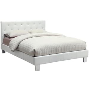 Firefoot 63.5 in. W White Queen Wood Frame Platform Bed