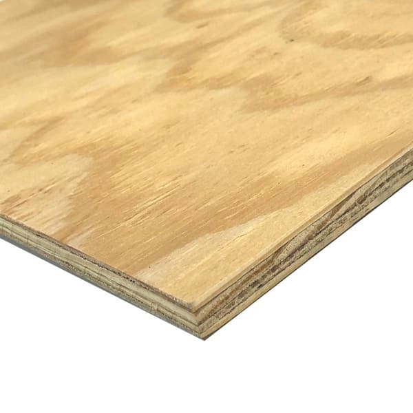 Handprint Common: 15/32 in. x 2 ft. x 4 ft., Actual: 0.451 in. x 23.75 in. x 47.75 in. Rated Sheathing Plywood