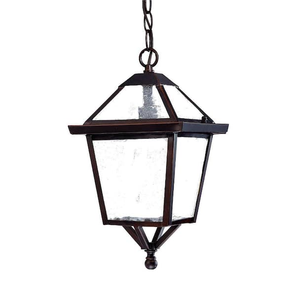 Acclaim Lighting Bay Street Collection 1-Light Architectural Bronze Outdoor Hanging Light Fixture