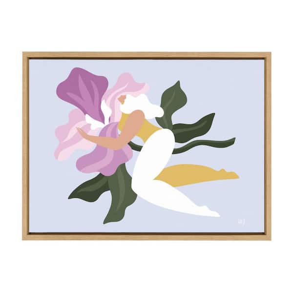 Kate and Laurel Sylvie How to Soar by Maggie Stephenson Framed Canvas Nature Art Print 18 in. x 24 in.