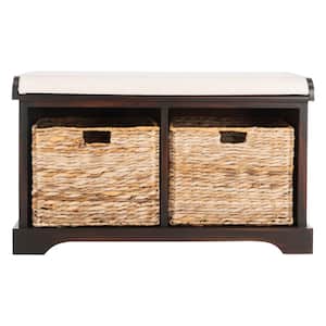Freddy 20 in. H x 34 in. W x 16 in. D Brown Storage Bench