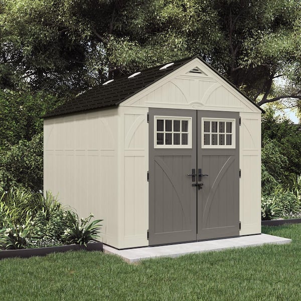 Tremont 8 ft. 4-1/2 in. x 10 ft. 2-1/4 in. Plastic Storage Shed