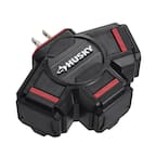 Husky Water-Resistant 3-Outlet Extension Cord Adapter