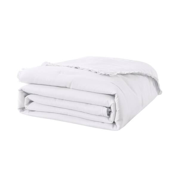 2 1/8 YD Polyester Satin Blanket Binding - White – Lucky DeLuxe