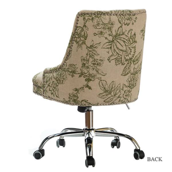 desk chair floral