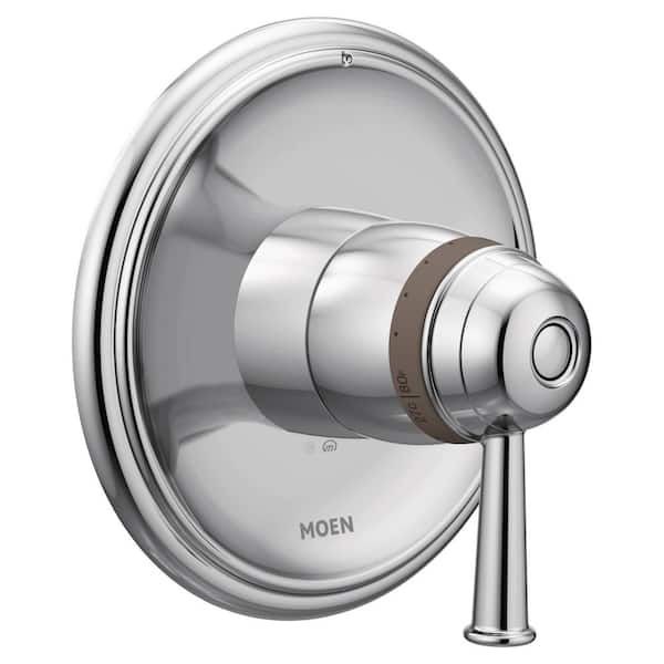 MOEN Belfield ExactTemp 1-Handle Valve Trim Kit in Chrome Valve Not Included