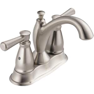 Linden 4 in. Centerset 2-Handle Bathroom Faucet in Stainless