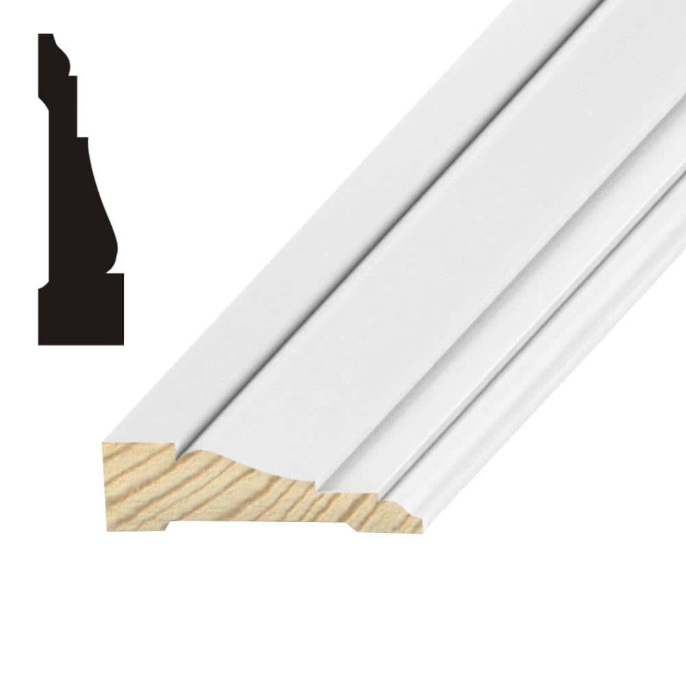 Builders Choice LWM 366 11/16 in. x 2-1/4 in. Primed Finger-Jointed ...