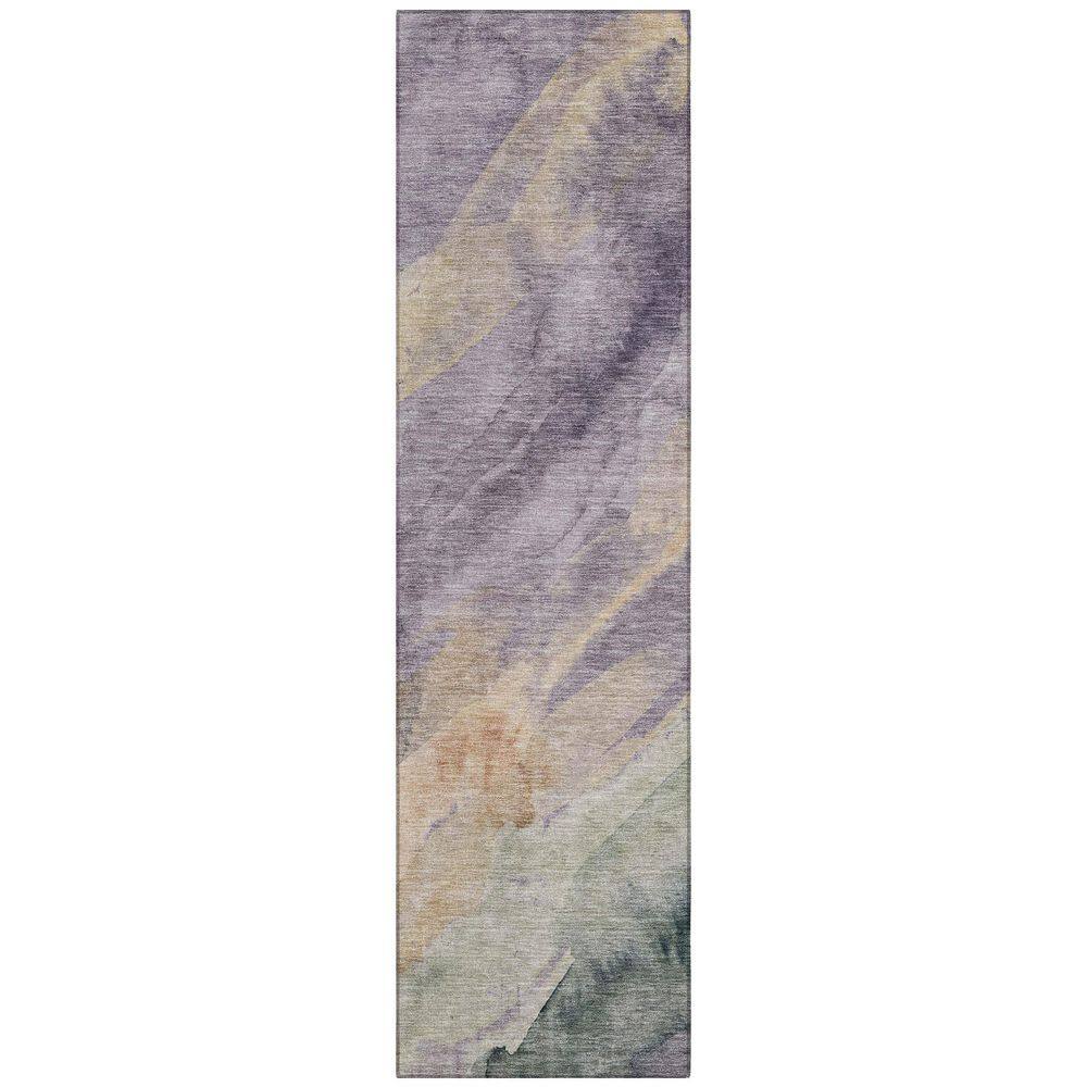 Chantille Machine Washable Indoor/Outdoor Abstract ACN2949 Lavender 2 ft. x 7 ft. Runner Rug price history on PriceWatchPro