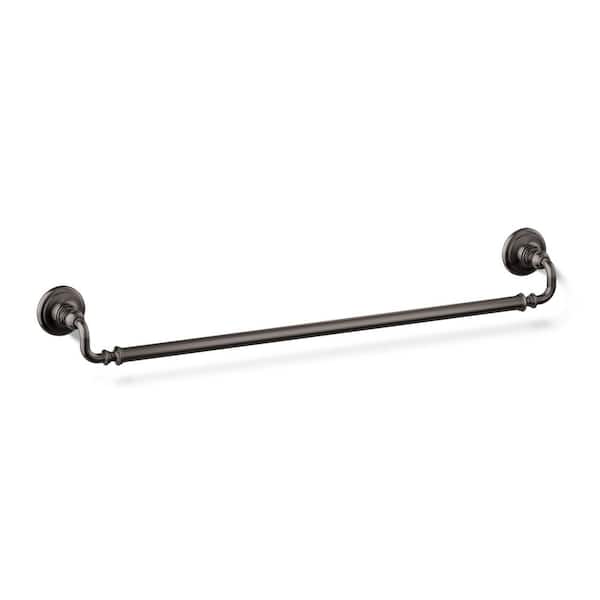 KOHLER Artifacts 30 in. Wall Mounted Single Towel Bar in Vibrant Titanium