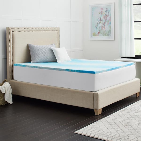 Sealy Geo Collection, Twin Bed Memory Foam Topper