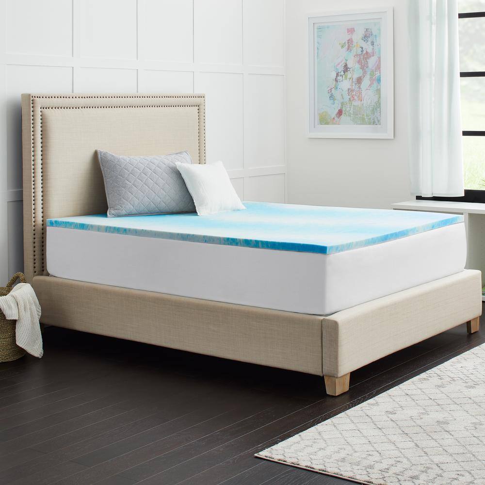 Sealy 1.5 in. SealyChill Gel Twin XL Size Memory Foam Mattress TopperF0200148TX0 The Home Depot