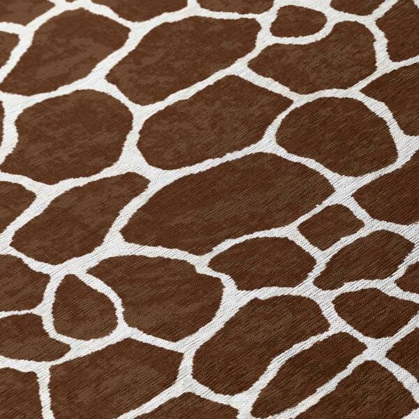 Addison Rugs - Safari Brown 8 ft. x 10 ft. Indoor/Outdoor Washable Indoor/Outdoor Washable Rug