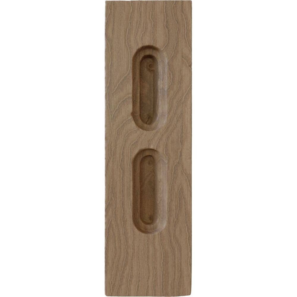 Small Mahogany Wood Corbel Bracket 1.75" x 6" x 6"