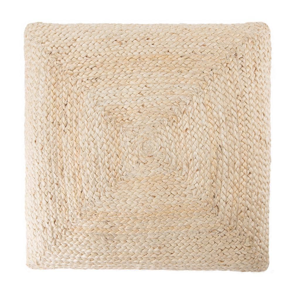 Zeve Solid Ivory Floor Cushion