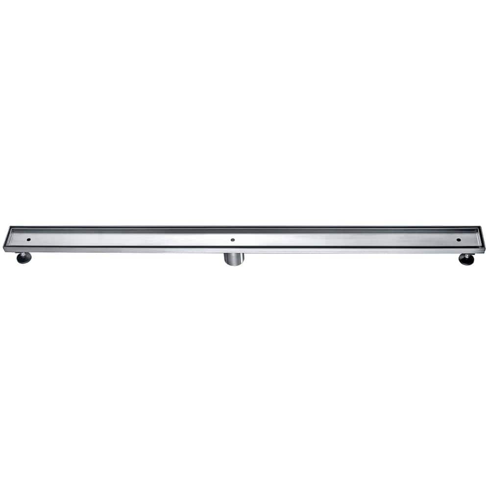 47" Brushed Stainless Steel Linear Shower Drain