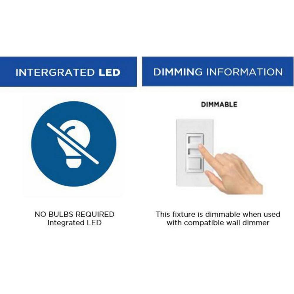 Abide Brushed Nickel 10.24" LED Flush Mount Light