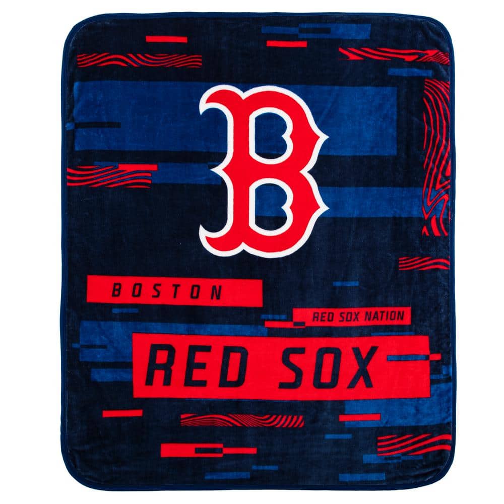 THE NORTHWEST GROUP MLB Digitize Boston Red Sox Raschel Throw Blanket