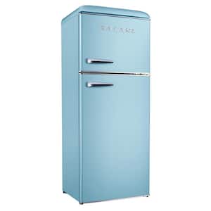 10 cu. ft. Retro Frost Free Top Freezer Refrigerator in Bebop Blue, ENERGY STAR
