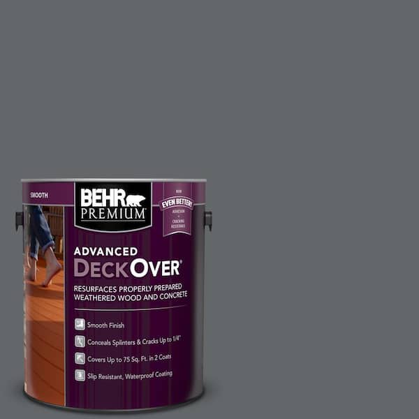 BEHR Premium Advanced DeckOver 1 gal. #PFC-65 Flat Top Smooth Solid Color Exterior Wood and Concrete Coating
