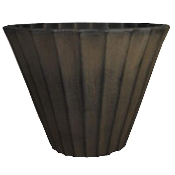 Unbranded Roma 12 in. Sable Plastic Planter