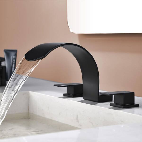 Freestanding Tub Filler Free Standing Bathtub Faucets Atte Black Dual - View #5