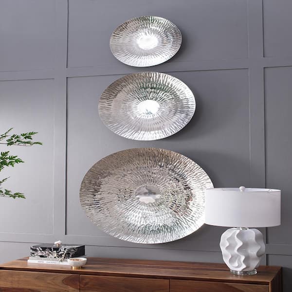Silver wall decor discount