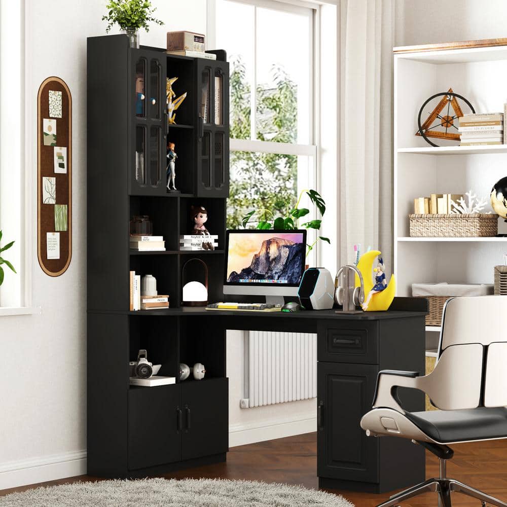 drawers corner desk chair