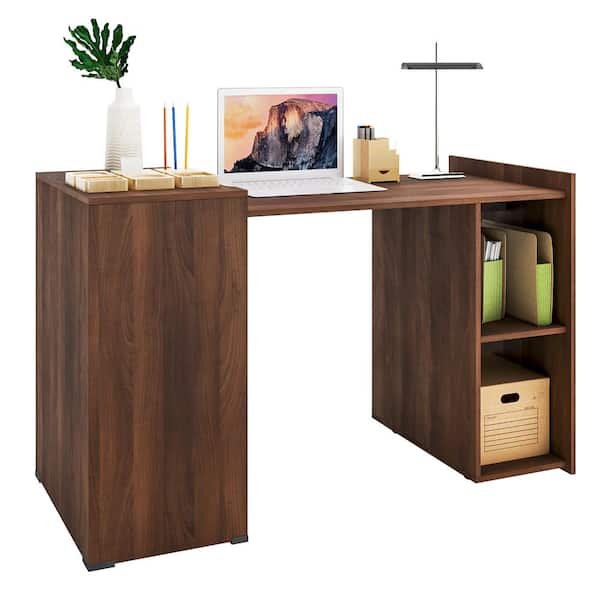 TEKAVO – Double Multi-Utility Office Table Computer Desk for Home Office  Engineered Wood Finish Writing Study Computer Laptop Desk Table (200x60x75  cm) (Brown) : : Home & Kitchen