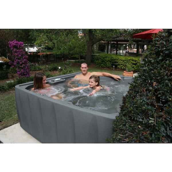 AquaRest Spas Elite 600 6-Person Stainless 29-Jets Plug and Play