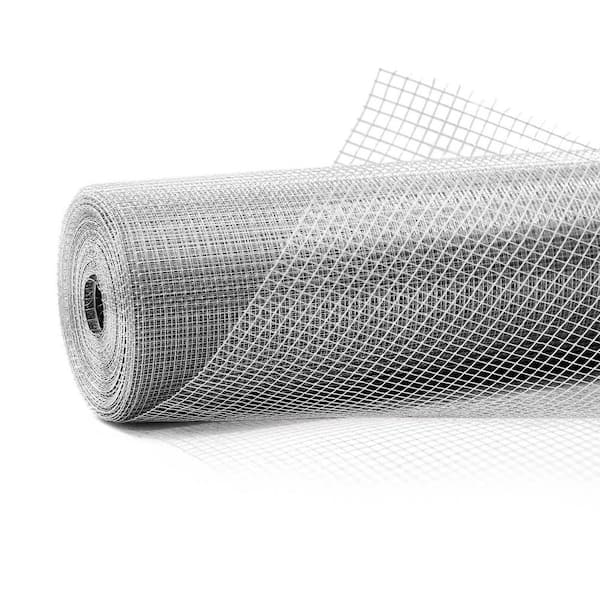 Fencer Wire 1/4 in. x 3 ft. x 50 ft. 23-Gauge Hardware Cloth, Hot-Dip Galvanized After Welding, Heavy-Duty Welding Fencing