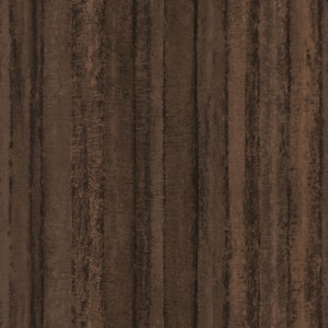 Ambiance Copper/Brown Textured Nomed Stripe Vinyl Non-Pasted Wallpaper (Covers 57.75 sq.ft.)