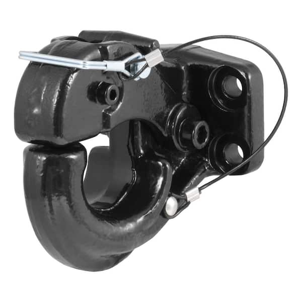 CURT 20,000 lbs. Pintle Hook Trailer Hitch (Fits 2-1/2 in. or 3 in. Lunette Eyes)