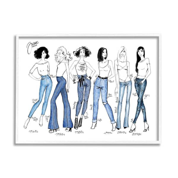 Denim Drawing by ZZ Couture - Fine Art America