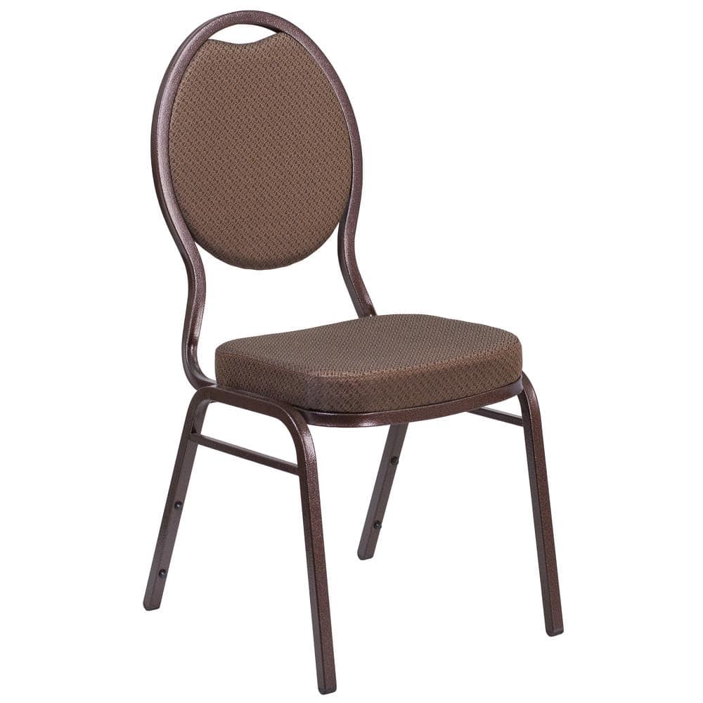 Flash Furniture 4 Pack HERCULES Series Trapezoidal Back Stacking Banquet  Chair in Burgundy Vinyl - Silver Vein Frame