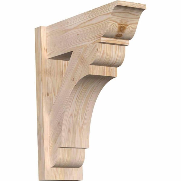 Ekena Millwork 8 in. x 26 in. x 22 in. Olympic Traditional Smooth Douglas Fir Outlooker