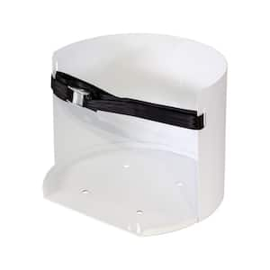 Steel Water Cooler Mount in White