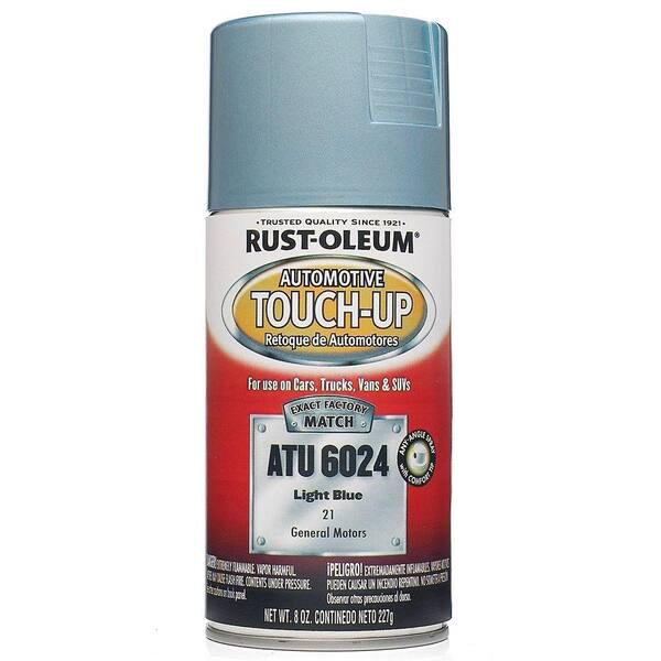 Rust-Oleum Automotive 8 oz. Light Blue Auto Touch-Up Spray (6-Pack)