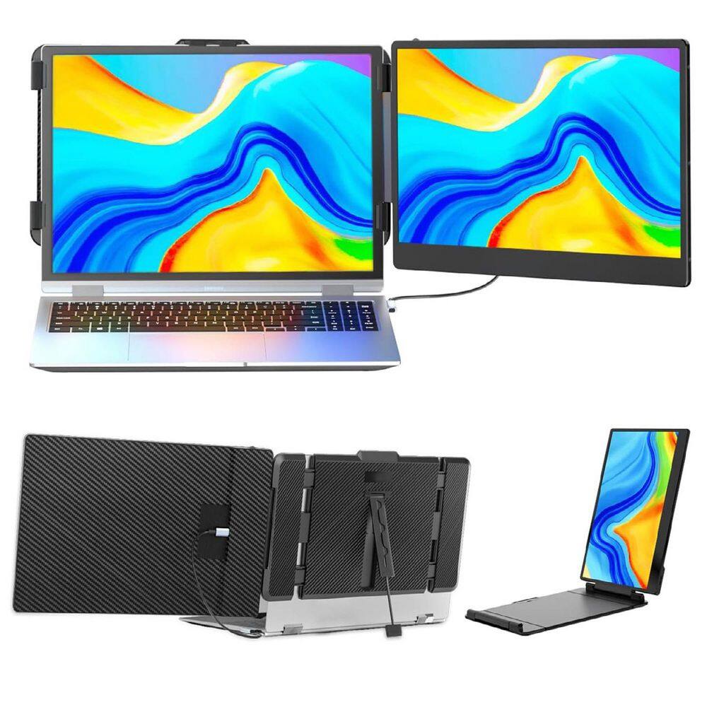 14 FHD 1080P IPS Laptop Screen Extender Portable Dual Monitor for Laptops 13-17 with USB-C/HDMI Ports Plug n Play price history on PriceWatchPro