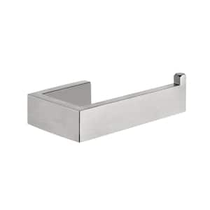 Bath Wall-Mount Toiler Paper Holder Non-Slip Tissue Holder in Brushed Nickel