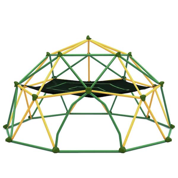 12 ft. Yellow and Green Climbing Dome with Hammock