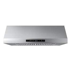 30 in. 390 CFM (600 CFM Optional) Convertible Under the Cabinet Range Hood in Stainless Steel