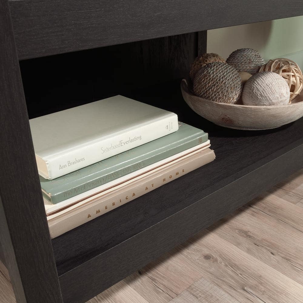 Raven Oak 1-Drawer Lateral File Cabinet with Shelf