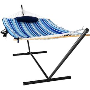 12 ft. Fabric Hammock with Stand in Catalina Beach