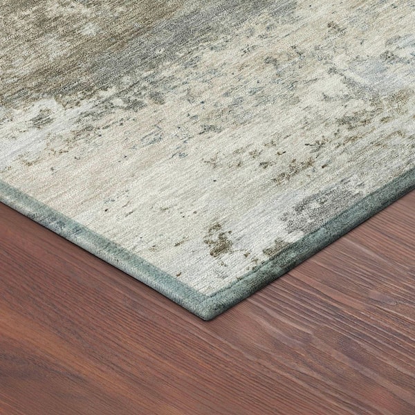 Chantille Machine Washable Indoor/Outdoor Abstract ACN2370 Tan 8 ft. x 10 ft. Area Rug