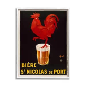 Vintage Beer Brewery Ad Design by Marcus Jules Framed Animal Art Print 30 in. x 24 in.