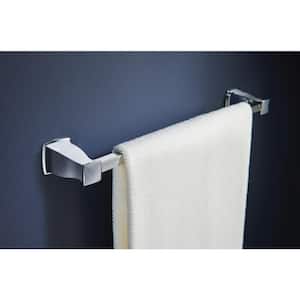 Hensley 24 in. Towel Bar with Press and Mark in Chrome